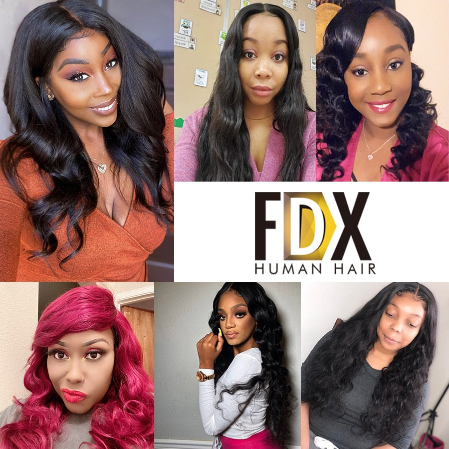 High-quality human hair body wave bundles by GlamourLocks