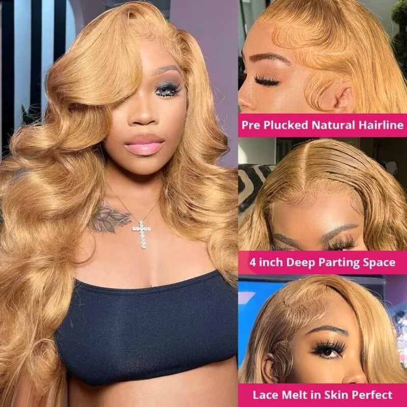 Dirty Blonde Temptress lace front wig in 30 inches