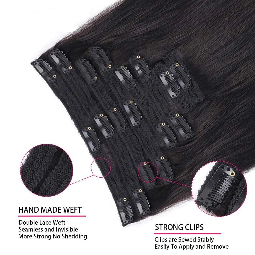 Secure and natural-looking clip-in extensions by GlamourLocks