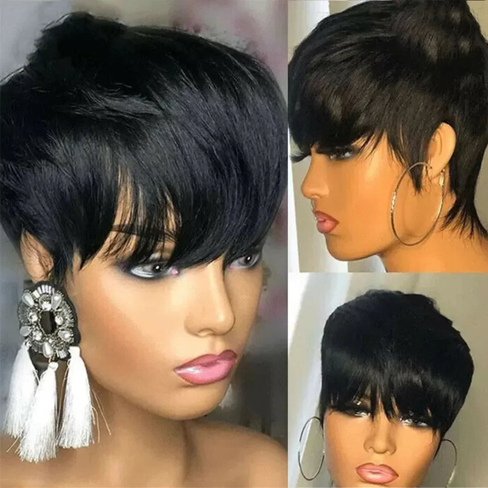 Chic pixie cut bob wig for a stylish look