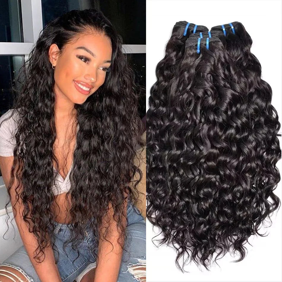 Straight Brazilian hair extensions that can be dyed and bleached