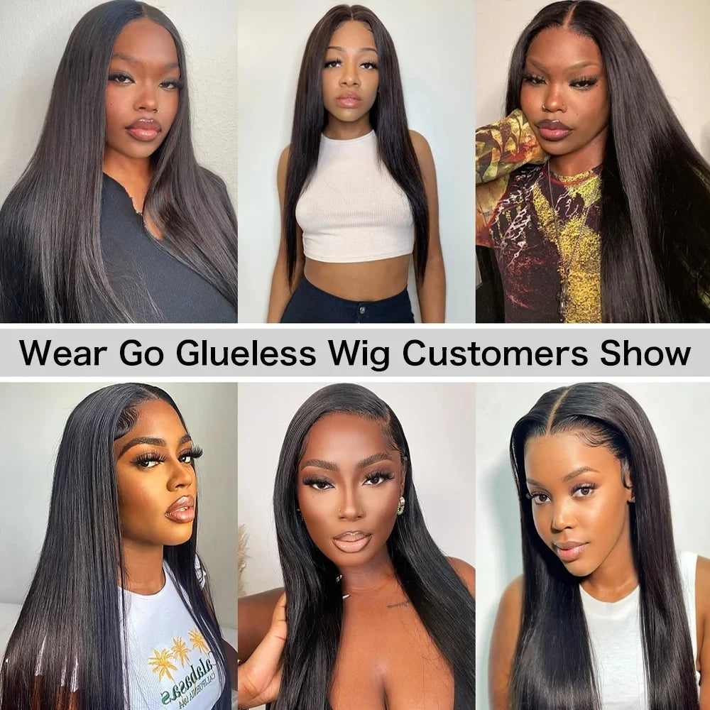 GlamourLocks glueless Brazilian human hair wig for effortless wear